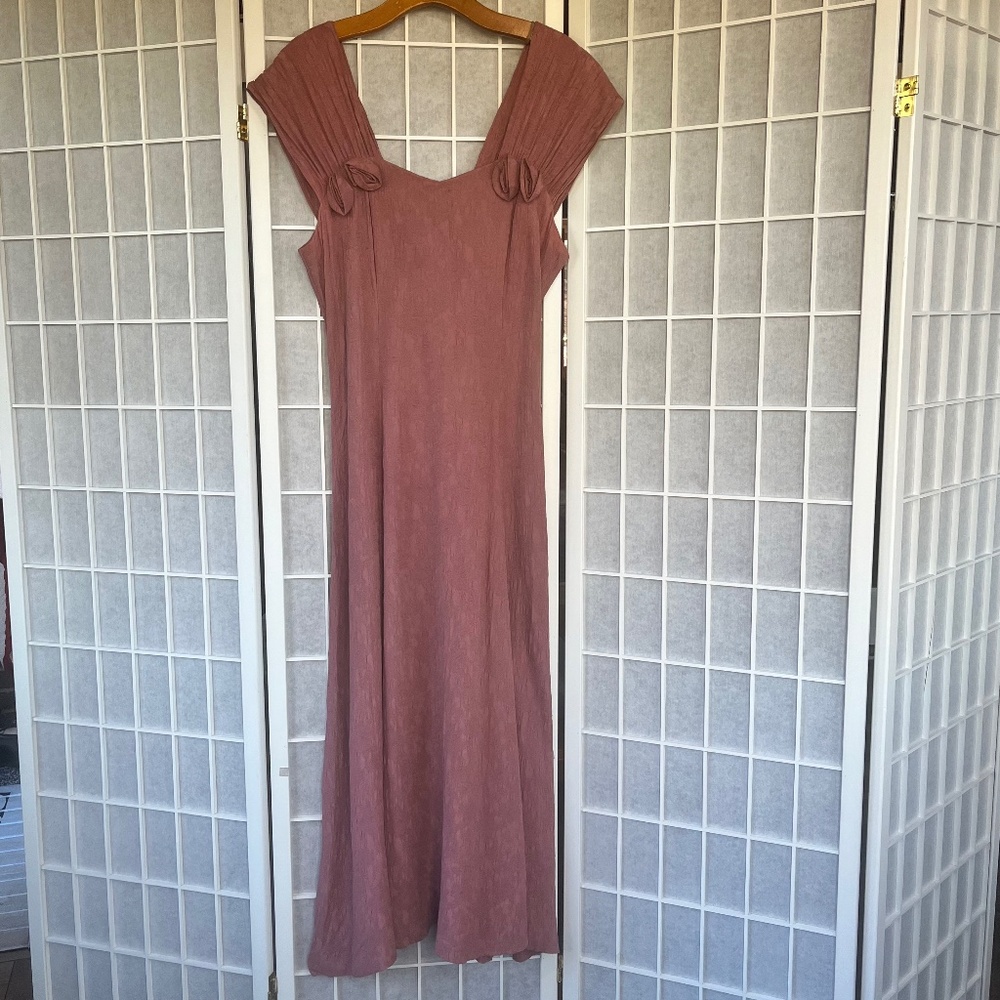 Yeraz Long Rose colored formal dress size Large